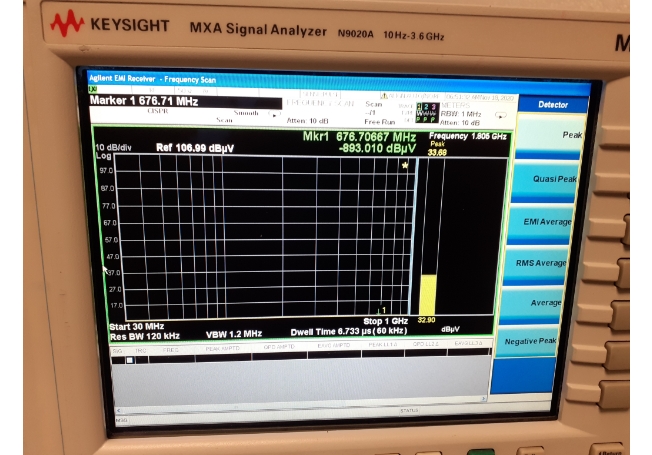 Agilent N9020A-503_ADVANCED_EMC